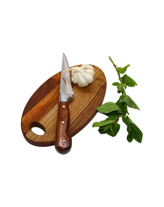 Garlic Mint Walnut Cutting Board