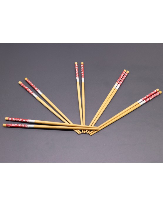 Kırmızı Bambu Chopssticks