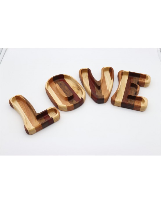 Gold Love Nuts Plate