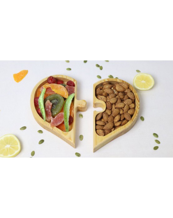 Heart Puzzle Nut Plate