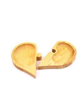 Heart Puzzle Nut Plate